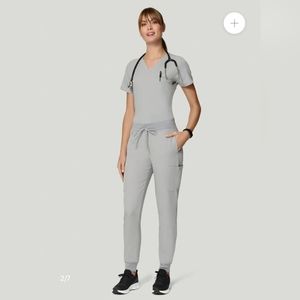 Mandala Scrub Set- cloud xs